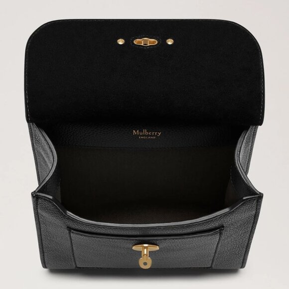 Mulberry Small Antony - Black Small Classic Grain - Picture 4 of 12